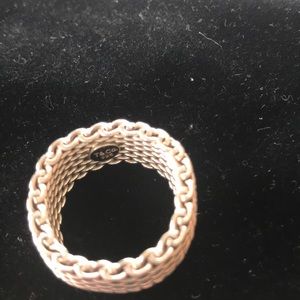 Tiffany & Co. Jewelry - Tiffany and co. 925 silver mesh Ring. Size 8. Tiffany & Co. Jewelry - Tiffany and co. 925 silver mesh Ring. Size 8.